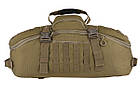 Сумка-баул/рюкзак 2Е Tactical, L, зелена, фото 5