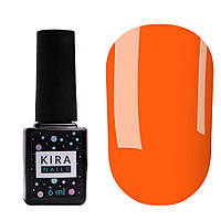 Гель-лак Kira Nails №072 (оранжевыйй, эмаль), 6 мл