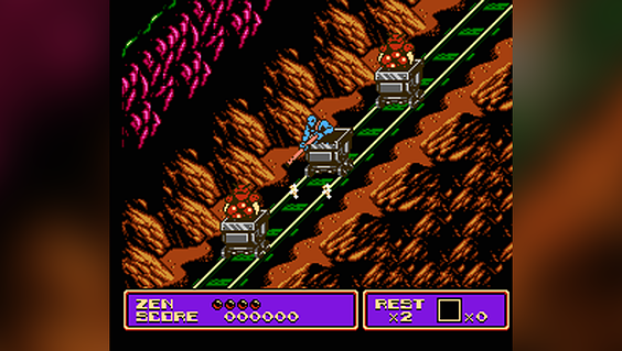 Игра RMC Famicom Dendy Zen: Intergalactic Ninja 90х Английская