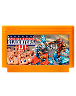 Игра RMC Famicom Dendy American Gladiators 90х Английская Версия Только Картридж Б/У