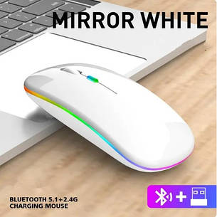USB-бездротова комп'ютерна миша, зарядка, що світиться 2,4G MW01, фото 1