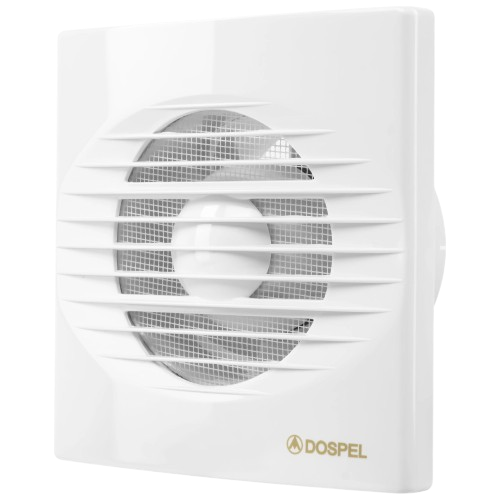 Побутовий витяжний вентилятор осьовий білий тихий 120 мм Dospel RICO 120S, фото 1