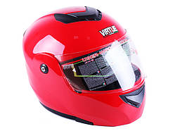Шолом мотоциклетний модульний MD-903 VIRTUE (червоний, size S)
