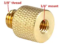 ТОП - Резьбовой адаптер-переходник резьбы 1/4 на 3/8 (1/4 мама - 3/8 папа)
