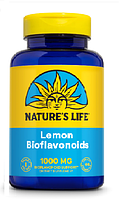 Біофлавоноїди лимона 1000 мг 100 таб  для судин капілярів вен Nature's Life  USA