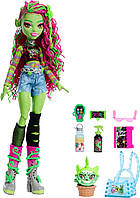 Лялька Monster High Venus McFlytrap з рослиною Monster Pet Cat Chewlian та аксесуарами