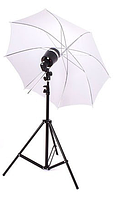 ТОП - Комплект SY8000KIT-W: ведомая студийная фотовспышка (патронная) Godox - SY8000 + стойка 2.8 м+ зонт на