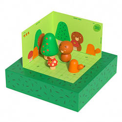 Просторова гра - головоломка " Ліс 3D" Mideer Toys