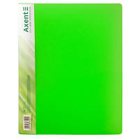 Папка с зажимом Axent A4 700 мкм Прозрачная зеленая (1301-26-A) e