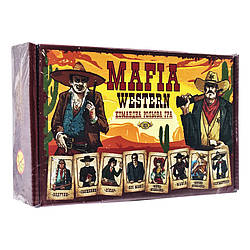 Командна рольова гра "MAFIA WESTERN" Майстер MKZ0815, 24 картки, World-of-Toys