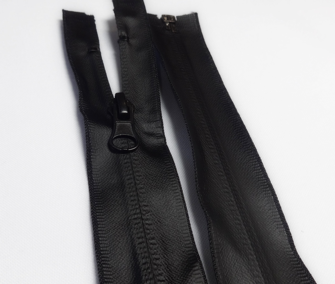 Блискавка спіральна N7 мембрана 90см, 1 бігунок водовідштовхувальна чорна, фото 1