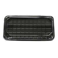 Бокс для суші чорний з прозорою кр. 333