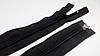 Блискавка спіральна №10 роз'ємна 100см 1 бігунок чорна, фото 5