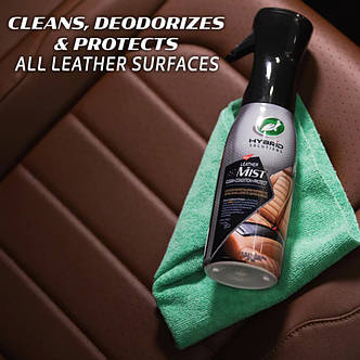 Очисник кондиціонер для шкіри авто Turtle Wax Hybrid Solutions Leather Mist 591мл (53705), фото 3