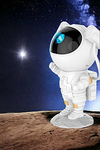 Космонавт проєктор зоряного неба, великий 25 см для сну Астронавт із пультом керування проєктор галактики