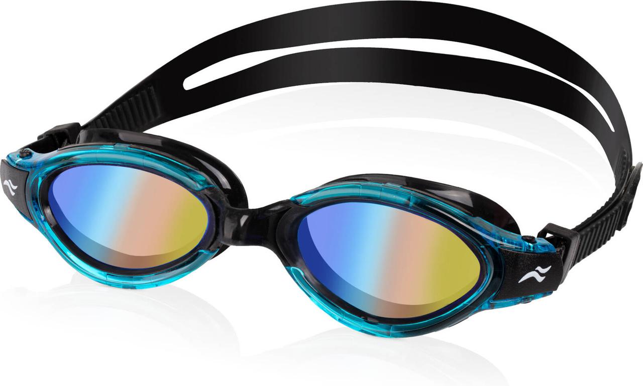 Окуляри для плавання Aqua Speed TRITON 2.0 MIRROR 60418 чорний, сірий Уні OSFM