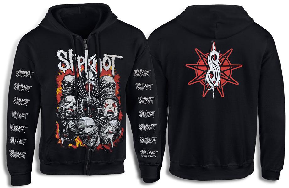 Толстовка на змійці SLIPKNOT Нові маски