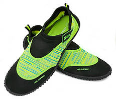 Аквашузи Aqua Speed ​​AQUA SHOE MODEL 2B 6565 чорний, зелений Діт 33