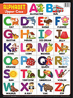 Educational Chart Mini Alphabet Upper Case - - 9555430537707