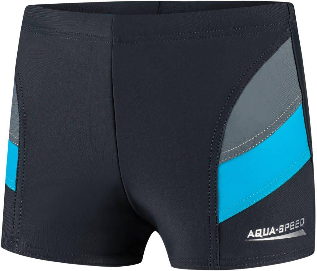 Плавки-боксери для хлопців Aqua Speed ​​ANDY 6437 сірий, синій Діт 134см