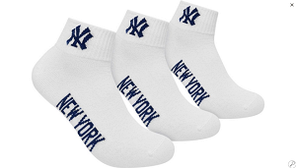 Шкарпетки New York Yankees 3 pk Quarter білий Уні 35-38