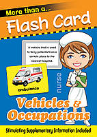 More Than Flash Cards: Vehicles & Occupations, Revised - - 978-967-447-811-7