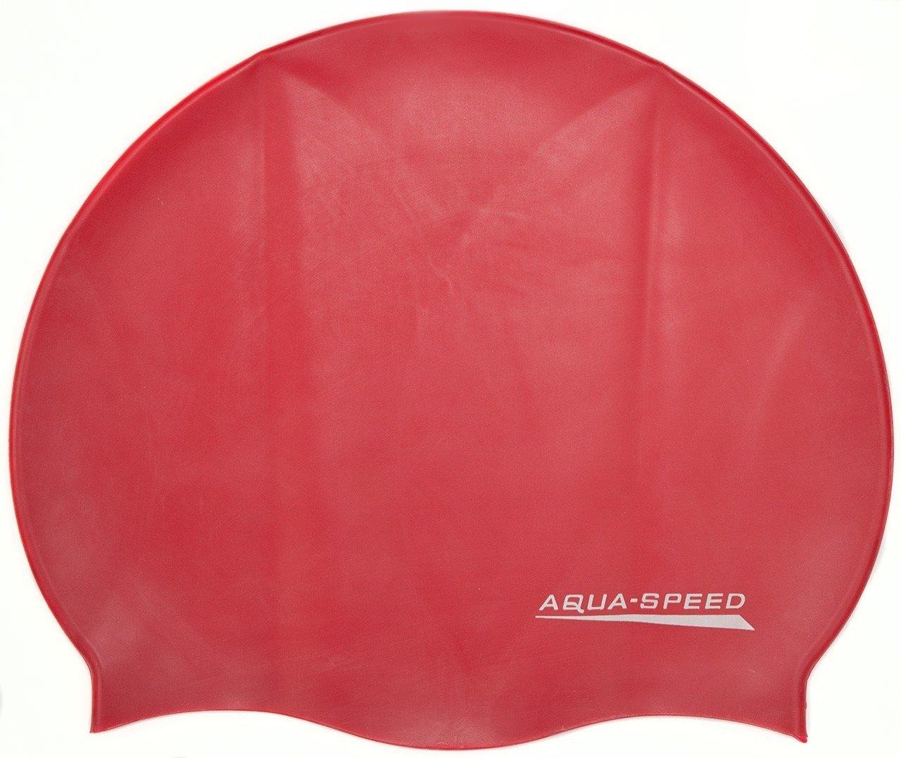 Шапка для плавання Aqua Speed ​​MONO 6205 червоний Уні OSFM