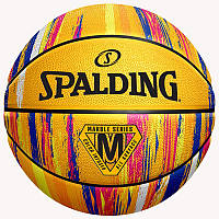 М'яч баскетбольний Spalding Marble Ball жовтий Уні 7