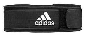 Пояс для важкої атлетики Adidas Essential Weightlifting Belt чорний Уні XS (62-75 см)