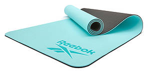 Двосторонній килимок для йоги Reebok Double Sided Yoga Mat синій Уні 176 х 61 х 0,6 см