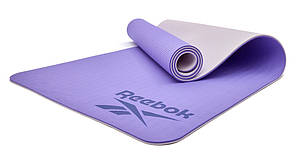 Двосторонній килимок для йоги Reebok Double Sided Yoga Mat фіолетовий Уні 176 х 61 х 0,6 см