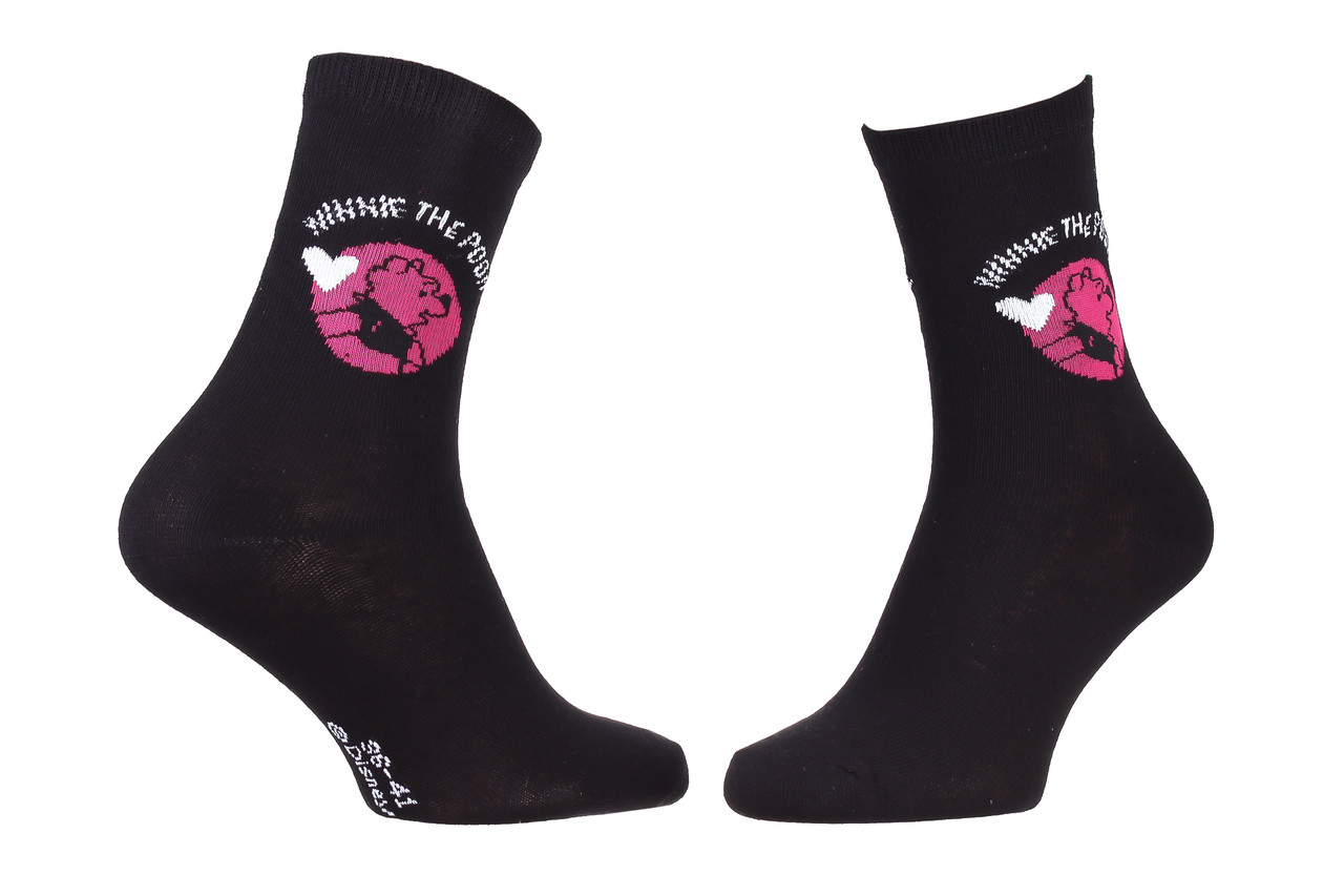 Шкарпетки WINNIE THE POOH+COEUR чорний,рожевий Жін 36-41,арт.13896420-2