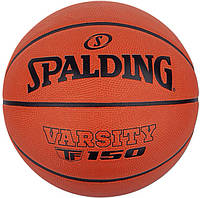 М'яч баскетбольний Spalding Varsity TF-150  FIBA помаранчевий Уні 6