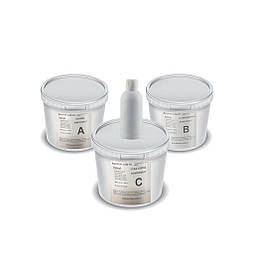 Прокрас для пакування піску в системі протислизьких підлог Baupur 310B PU. Колір -Сірий (9кг)