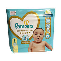 Підгузки дитячі PAMPERS Premium Care Newborn розмір 1 2-5 кг шт. 1/26