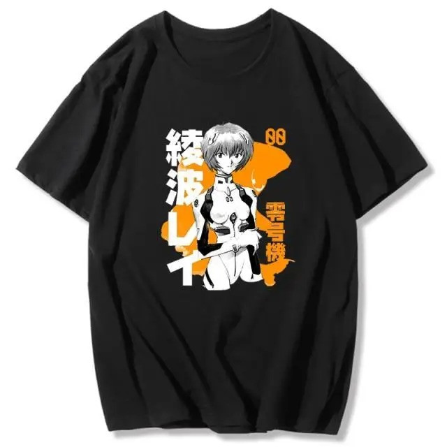 Футболка Аніме Neon Genesis Evangelion Rei, Neon Genesis Evangelion Rei Anime t-shirt