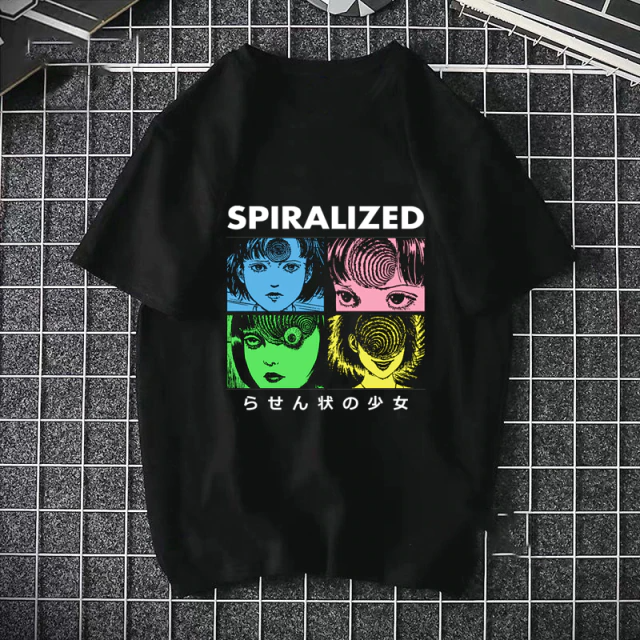 Футболка Аніме SPIRALIZED, T-shirt Anime SPIRALIZED