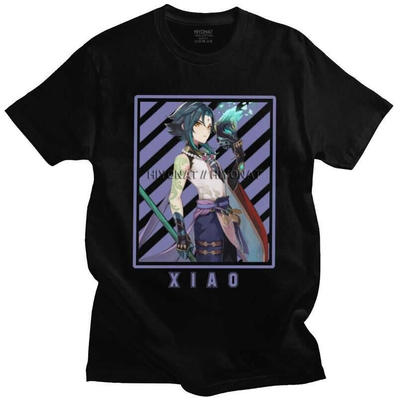 Футболка Аніме Xiao Genshin Impact, T-shirt Anime Xiao Genshin Impact