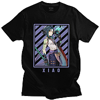 Футболка Аниме Xiao Genshin Impact | UNISEX | FUTBOLKA.TOP |T-shirt Anime Xiao Genshin Impact