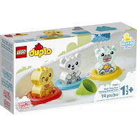 Конструктор LEGO DUPLO My First Веселое купание: Плавающий поезд с животными (10965) p