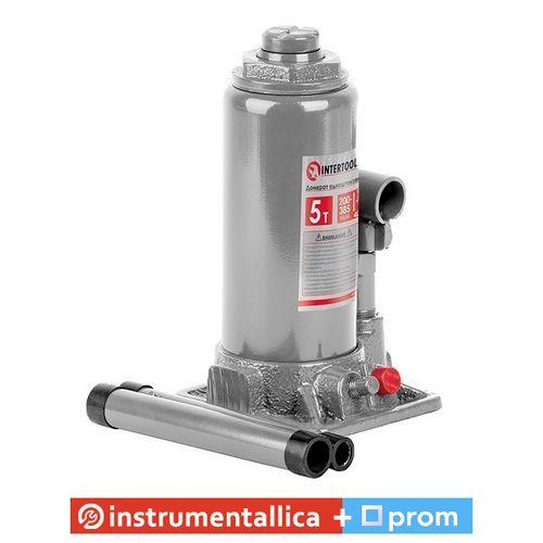 Домкрат пляшковий одноштоковий 5 т GT0023 Intertool