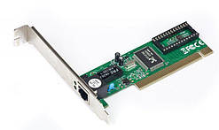 Мережева плата Gembird NIC-R1, 100 Base-TX PCI Realtek чіпсет