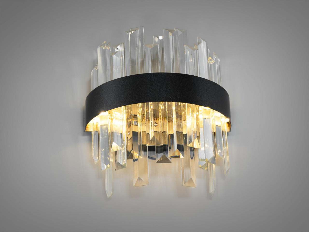 Настінне світлодіодне бра в спальню, колір свинець, 18 W 836-2PB-LS