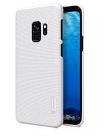 Чохол для телефону Samsung G960 Galaxy S9 білий, матовий, пластик, з підставкою