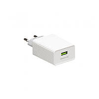 Сетевое зарядное устройство Borofone BA47A Single Port Travel Charger QC3.0 18W USB - Type C White