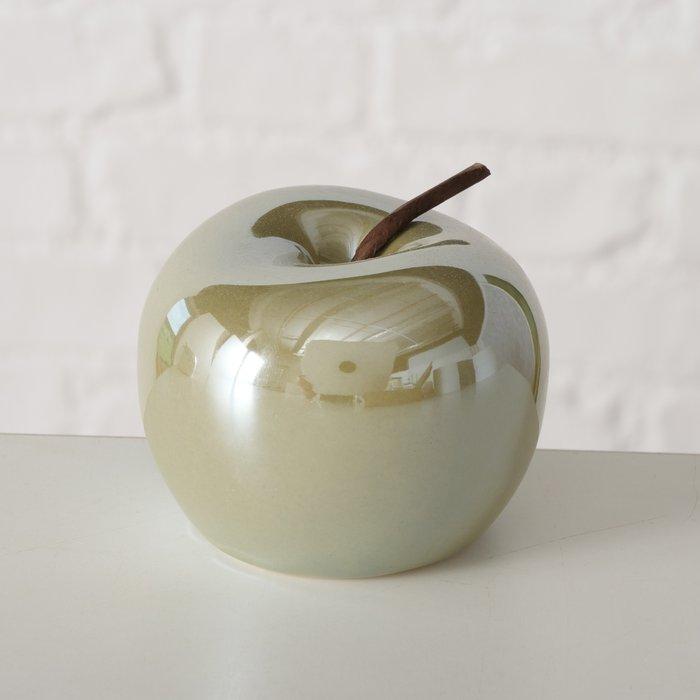 Декоративне Яблуко зелена порцеляна h7см Гранд Презент 2043676-3