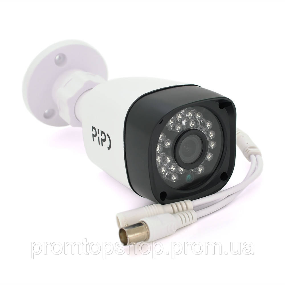 Комплект видеонаблюдения Outdoor 015-4-2MP Pipo (4 уличных камеры, кабеля, блок питания, видеорегистратор - фото 3 - id-p2120976959