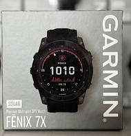 СМАРТ - Часы: Garmin Fenix 7X Solar , Slate grey with black band.