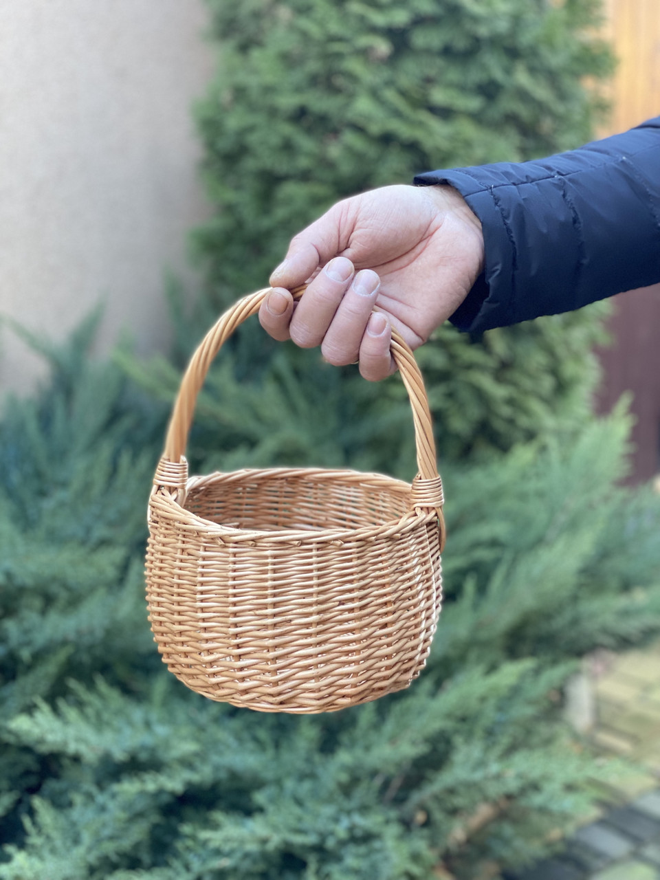 Плетена корзина з нтуральної лози."Болеро" 1 Арт: 2067, фото 1