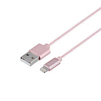 USB Hoco X2 Knitted Lightning 2.4A Цвет Розово-Золотой n